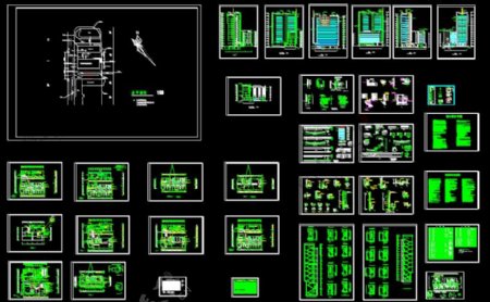 三星级宾馆全套建筑施工图