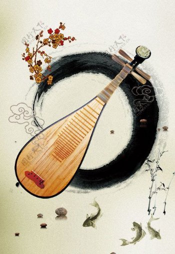 中国风琵琶素材