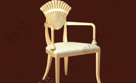 传统家具椅子3D模型A007