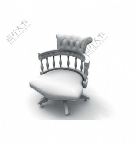 大班椅3d模型家具图片40
