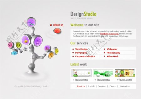设计创意公司网站2图片