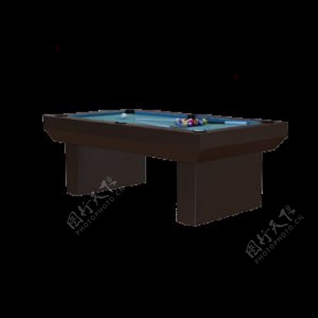 3D桌球台模型