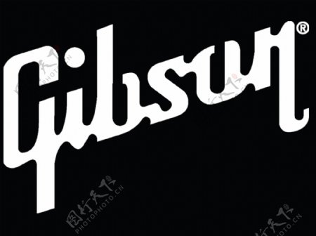 gibson吉他logo素材图片