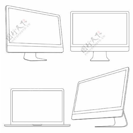 计算机显示器和笔记本电脑