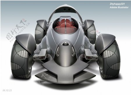 丰田未来汽车模型