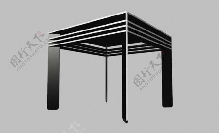 当代现代家具桌子3D模型e003
