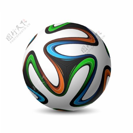巴西足球矢量设计