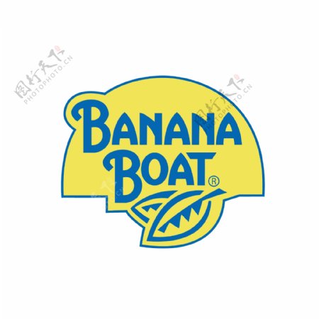 BananaBoatlogo设计欣赏BananaBoat护理品标志下载标志设计欣赏