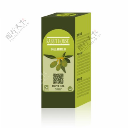 橄榄油包装盒效果图图片