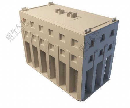 埃及楼3d模型