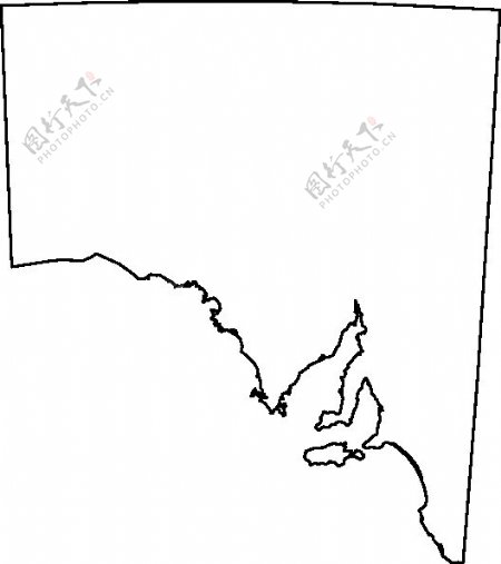 澳大利亚地图剪贴画7