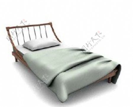 国外床3d模型家具模型98