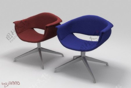 国外精品椅子3d模型家具效果图37
