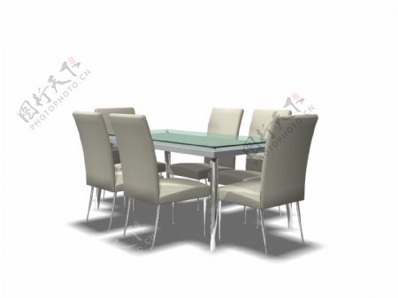 餐桌3d模型桌子效果图87