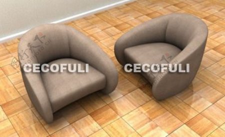 常用的沙发3d模型沙发3d模型1048