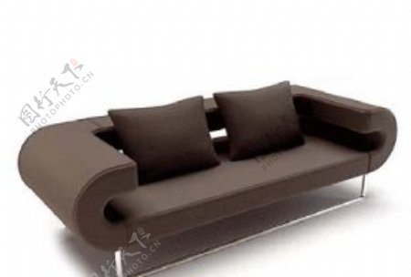 双人沙发3d模型家具图片66