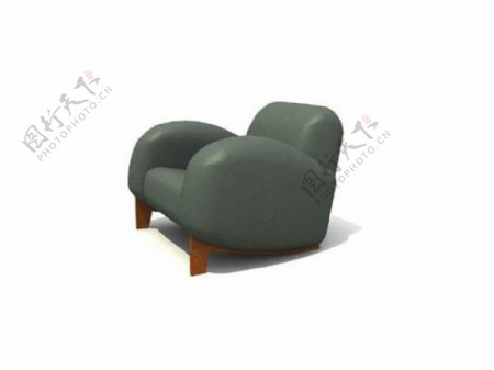 单人沙发3d模型沙发效果图115