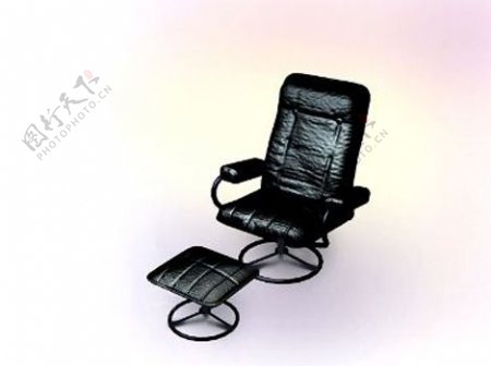 黑色椅子模型设计