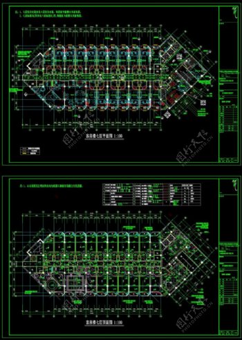 度假酒店cad图纸