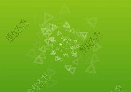 绿色三角花flash动画素材