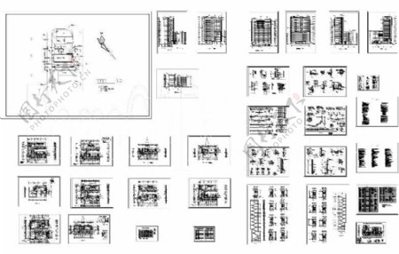 宾馆建施cad图纸