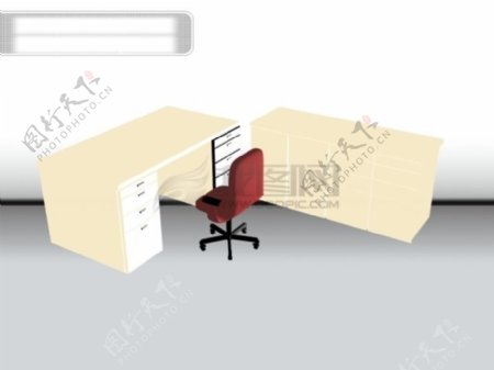 3d办公桌椅