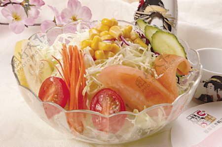 日本料理蔬菜沙拉