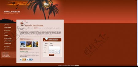 旅游公司CSS网页
