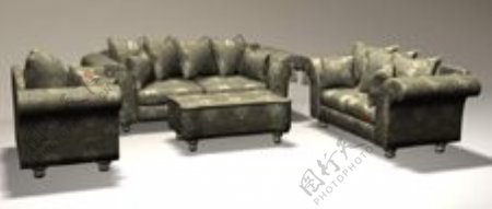 常用的沙发3d模型沙发图片12