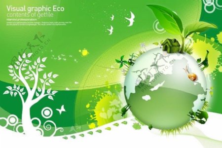 绿色环保的海报