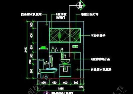 二居室实例现代简约场景cad详图A3例13