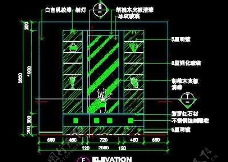 三居室实例现代简约场景cad详图素材免费下载37