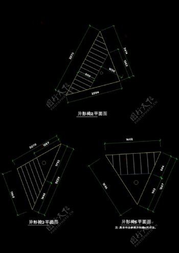 坐椅cad图块图纸