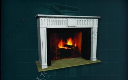 装饰构件之壁炉3D模型壁炉007