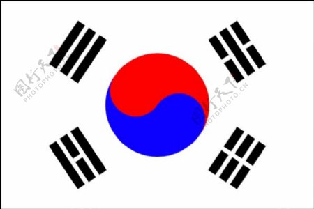 韩国的剪贴画国旗
