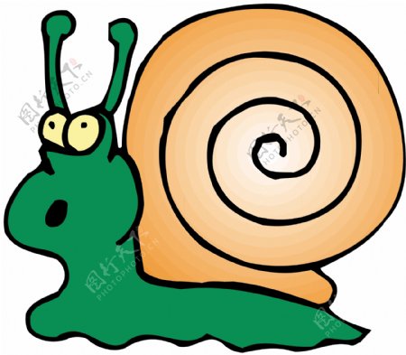 蜗牛害怕
