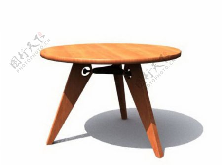 三脚桌子模型图片