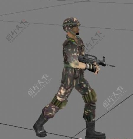 士兵模型