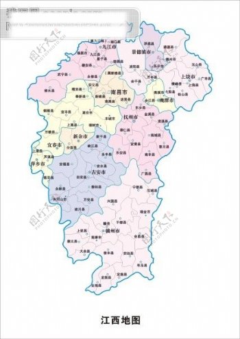 江西地图
