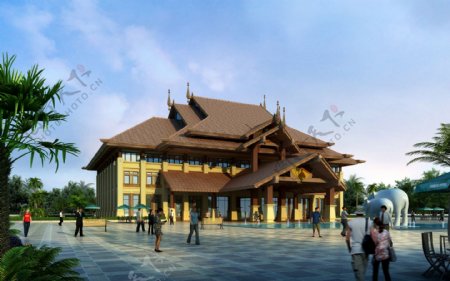 东南亚风格建筑图片