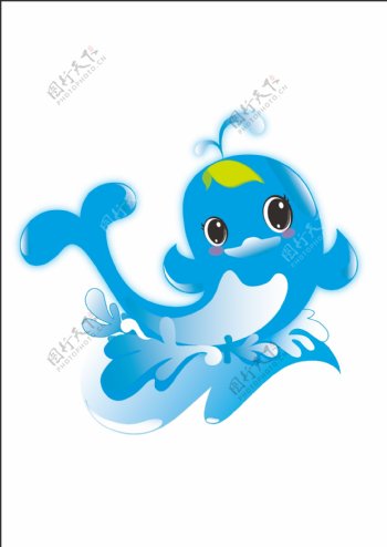 海豚吉祥物设计图片