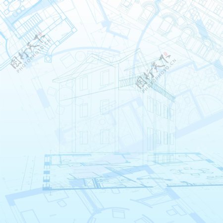 城市建筑工程设计图图片