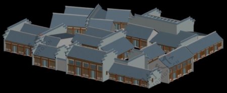 3D华丽古建筑模型素材