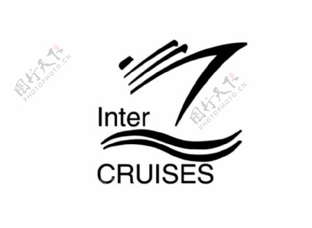 InterCruiseslogo设计欣赏InterCruises旅游机构LOGO下载标志设计欣赏