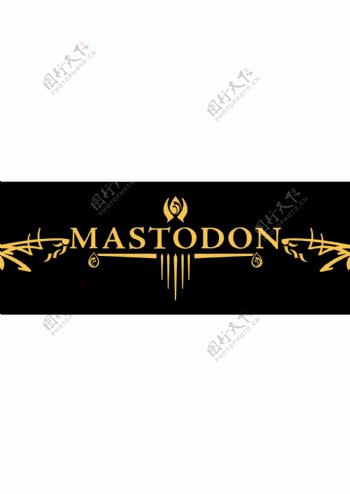 MastodonLogologo设计欣赏MastodonLogo唱片专辑LOGO下载标志设计欣赏