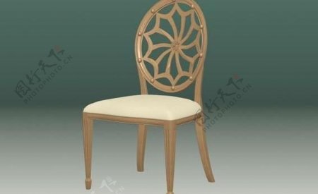 传统家具椅子3D模型A013