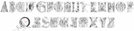 medievalalphabet字体