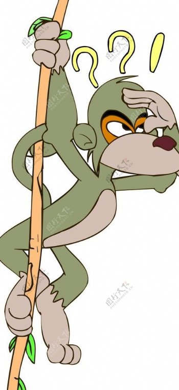 猴子卡通图片