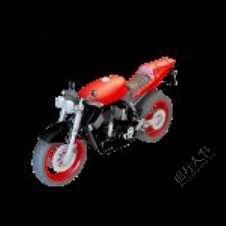 3D摩托车模型