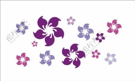 紫荆花矢量图